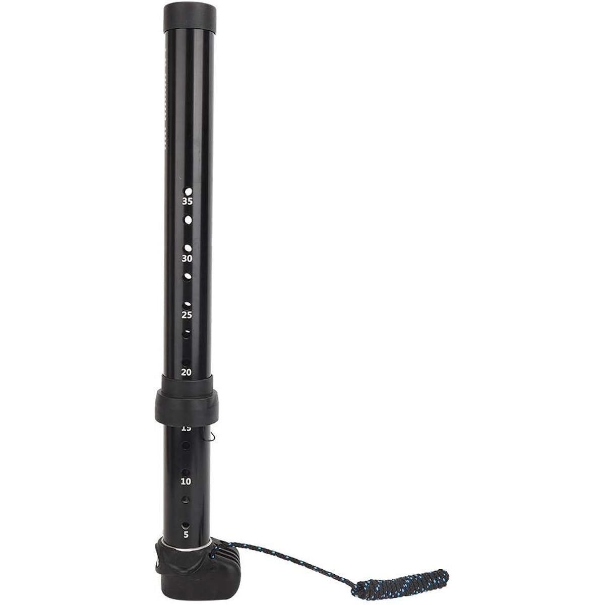 Convenient and practical black windsurfing mast extension bar, windsurfing mast extender adapter, sailboard windsurfing surfing water sports for SDM thick mast