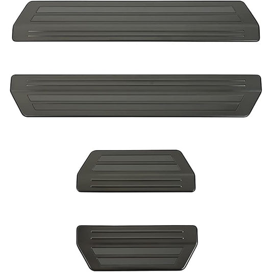 Samurai Produce Honda New Vezel RV Series Side Step Outside Scuff Plate Front Rear Set 4P Black Hairline