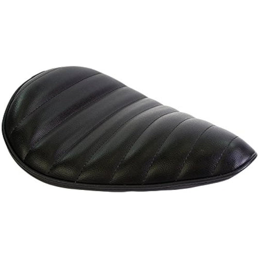 HEAVEN'S Deluxe Wide Form Solo Seat Back Side Up Tuck Roll Black H-BK-C