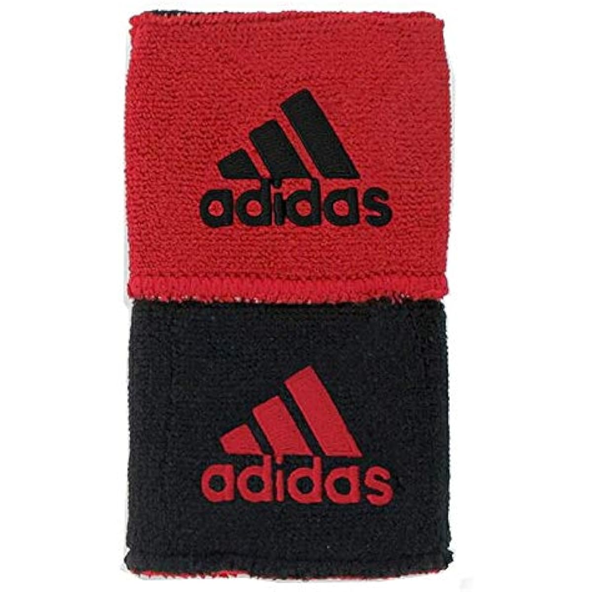 [Adidas] Wristband Set of 2 Interval Reversible Wristband adidas Interval Reversible Wristbands Black/Red [Parallel Import]