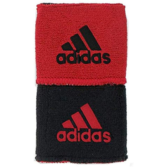 [Adidas] Wristband Set of 2 Interval Reversible Wristband adidas Interval Reversible Wristbands Black/Red [Parallel Import]