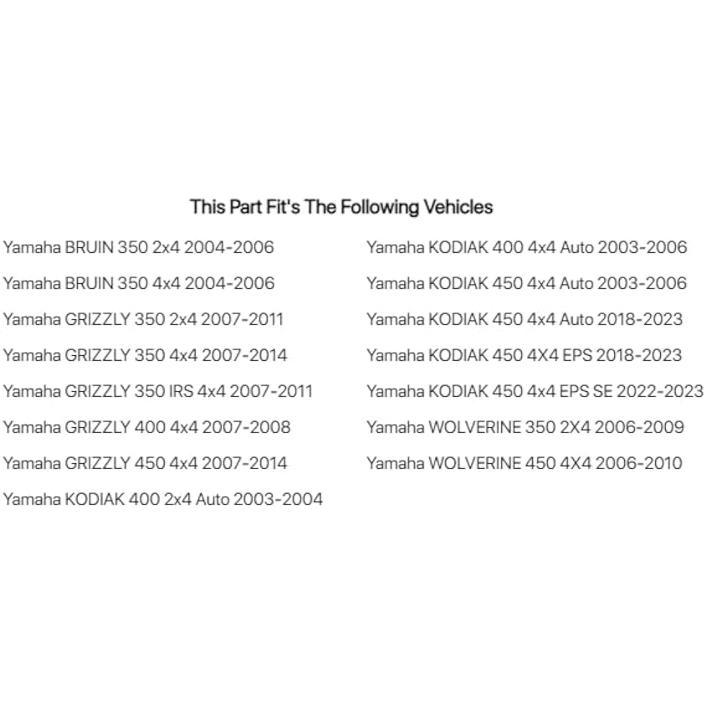 TUSK first line air filter YAMAHA KODIAK 450 4X4 Auto 2003-2006,2018-2022