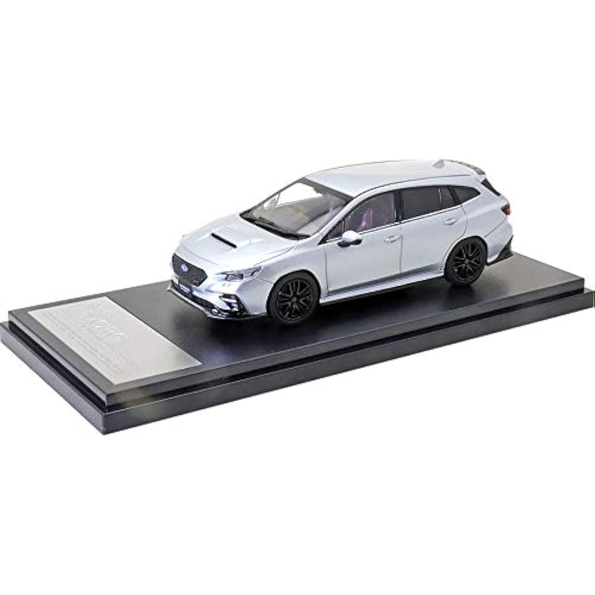 Hi Story 1/43 Subaru LEVORG STI Sport (2020) STI Sports Parts Ice Silver Metallic Finished Product HS333SL