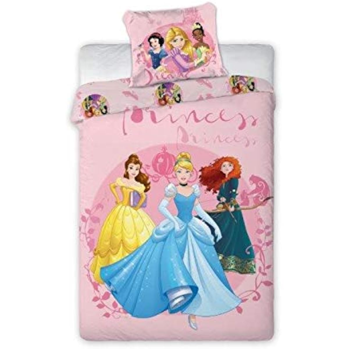 4560 DISNEY Princess Disney Princess Single Duvet Cover + Pillowcase [Parallel Import]