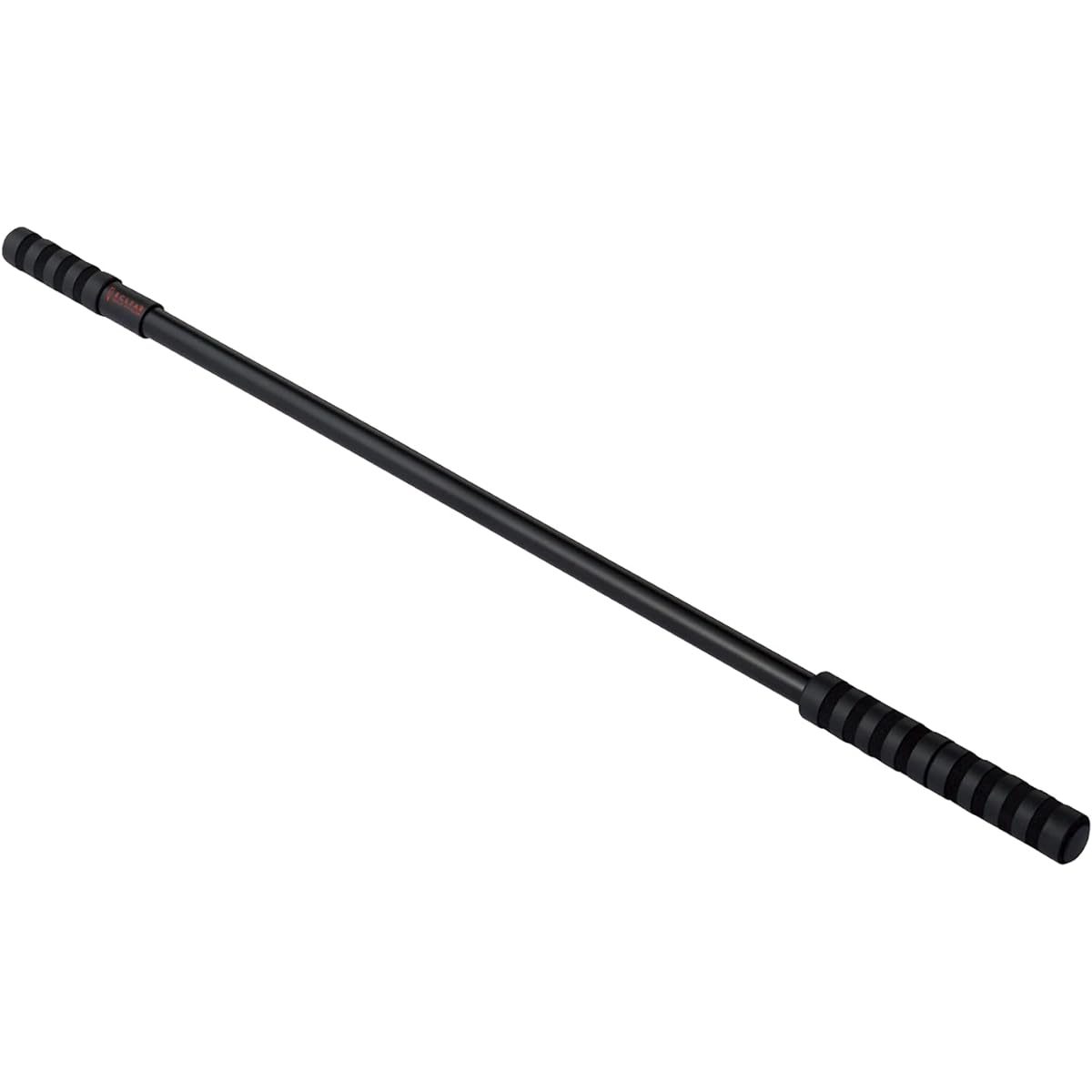ELECOM Golf Warm-up Pole with Stretch Menu, Flexible, Full-body Warm-up Exercise, Lightweight Aluminum, Black HCG-PSP01BK