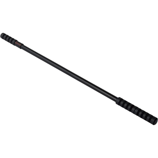 ELECOM Golf Warm-up Pole with Stretch Menu, Flexible, Full-body Warm-up Exercise, Lightweight Aluminum, Black HCG-PSP01BK