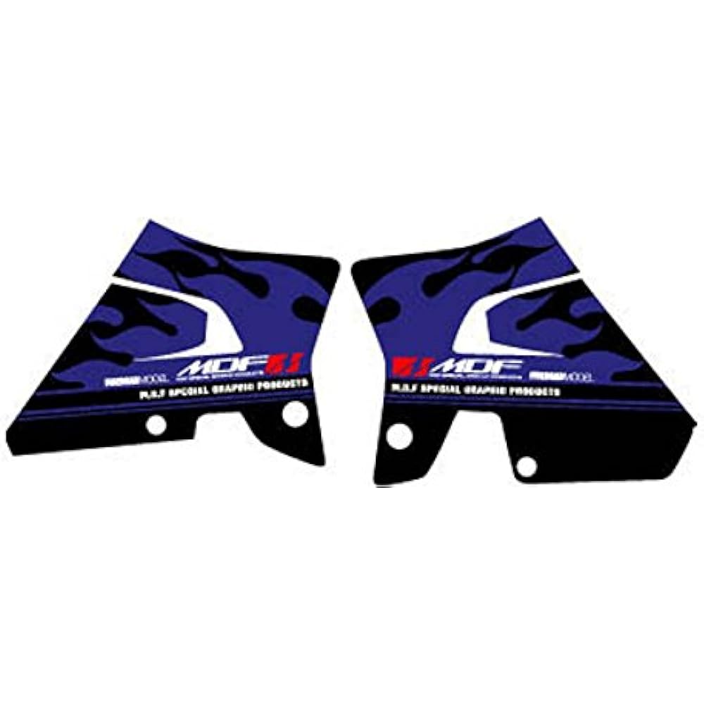 MDF Graphic Kit Shroud Set Fire Road Model Blue DT200WR (All Years) MDTWR2-B-BU-SH