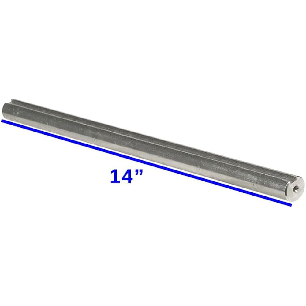 ALVEYTECH 3/4 inch x 14 -inch jack shaft 3/16 Inch keyway go -kart & mini bike