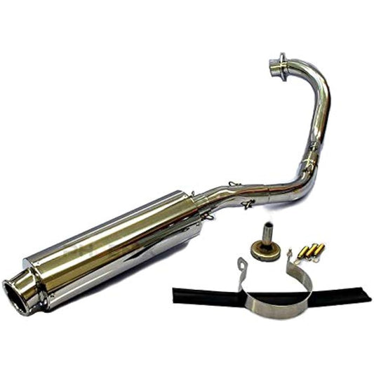 PHOENIX Stainless Steel Muffler Bike Custom Monkey Gorilla DAX TB Stainless Heavy Bass Muffler Cub 50 70 90 Super Cub Little Cub