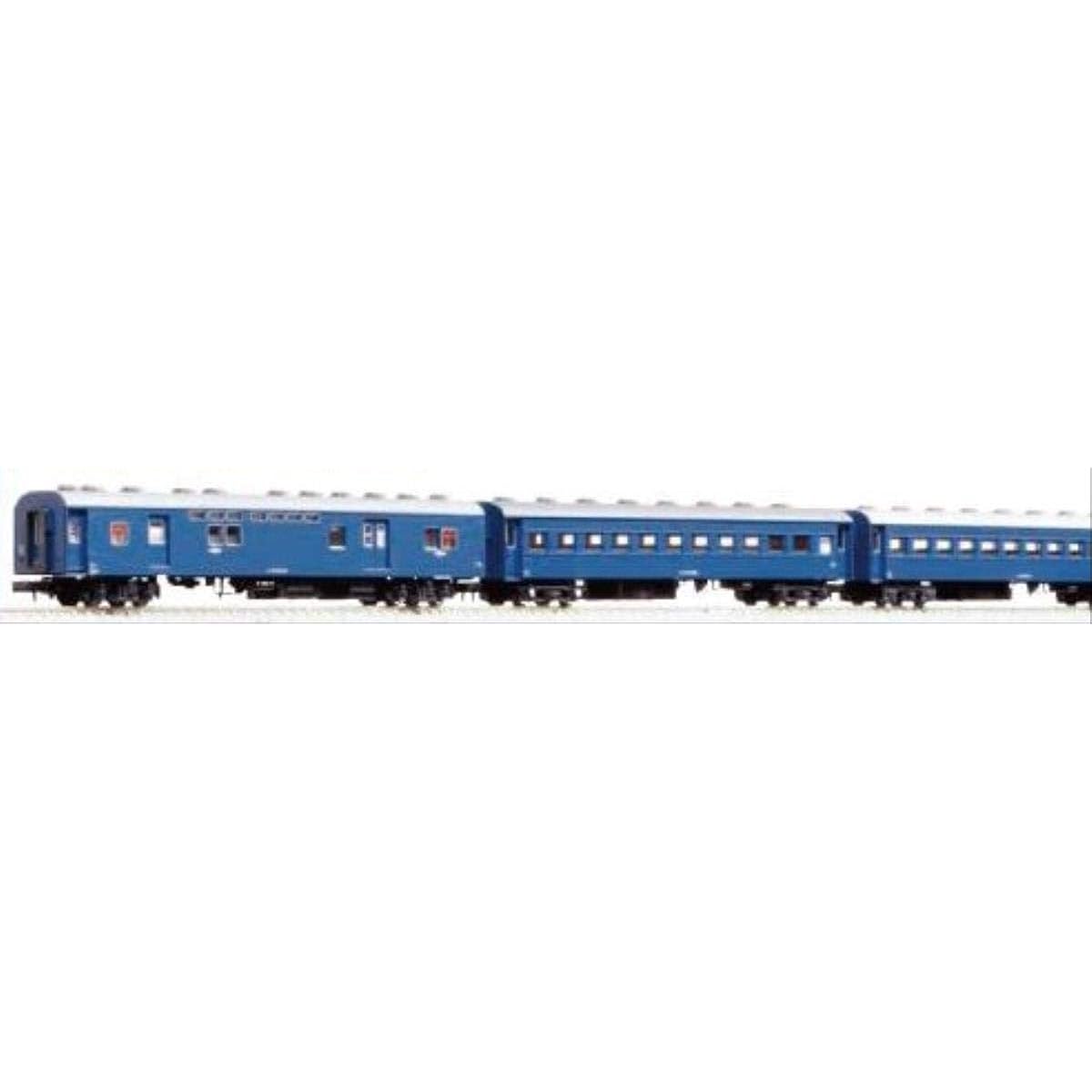 KATO N gauge old model passenger car 4-car set blue 10-034-1 railway model passenger car