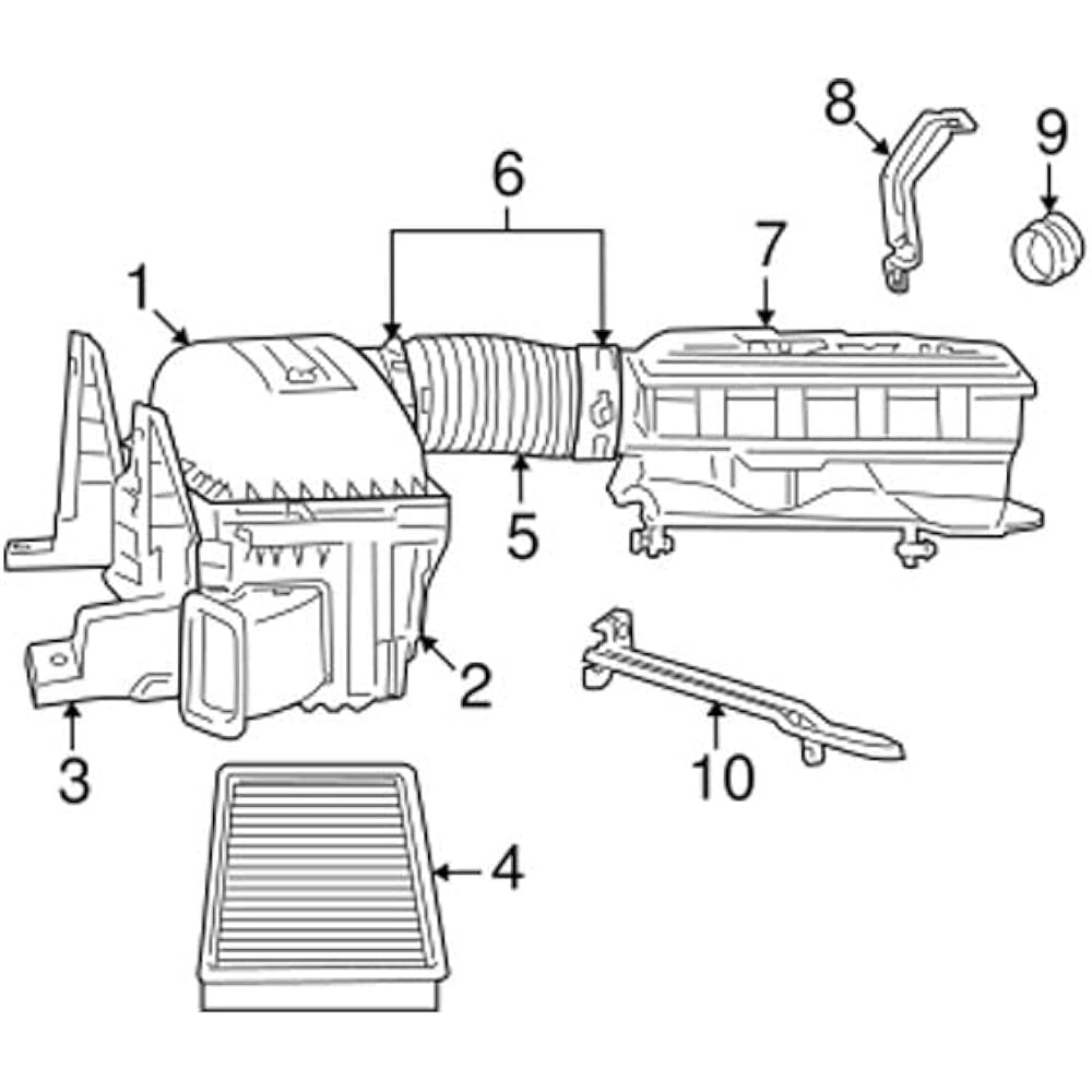 Mopar 5303 2404AB, air filter