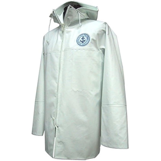 KURAHUTERU Ikari Fisherman Rainwear Jumper M White 11EA023