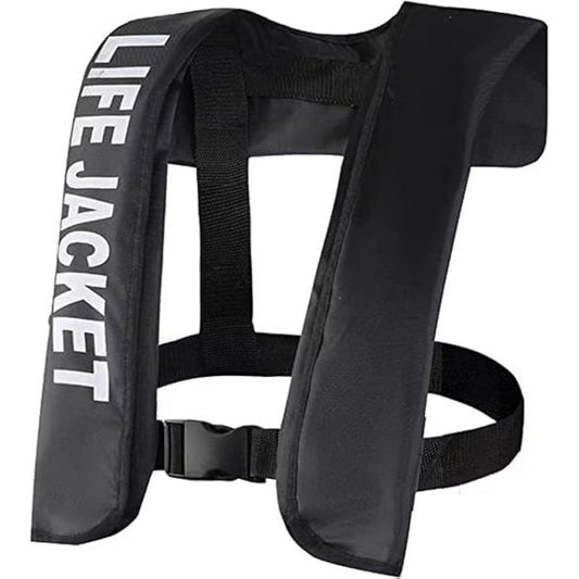 Life jacket, life jacket, fishing, CE certified, floating vest, belt type, manual/automatic inflation type, with whistle, with whistle, neck hanger, for disaster prevention, for juniors, adult style, unisex