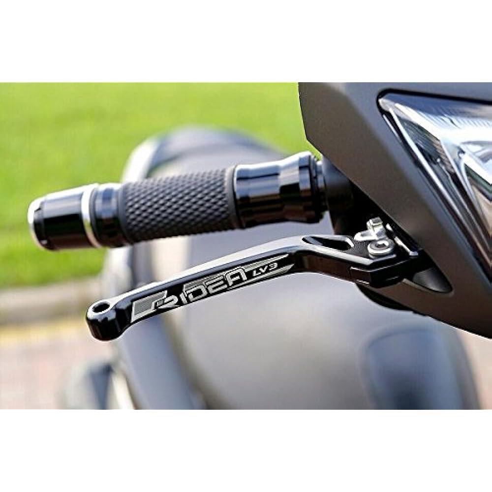 RIDEA Knob Adjust Brake Lever Left and Right Set Titanium [LV3-A03-TM] [PCX125 (JF28/JF56)] [PCX150 (KF12/KF18)] LV3-A03-TM