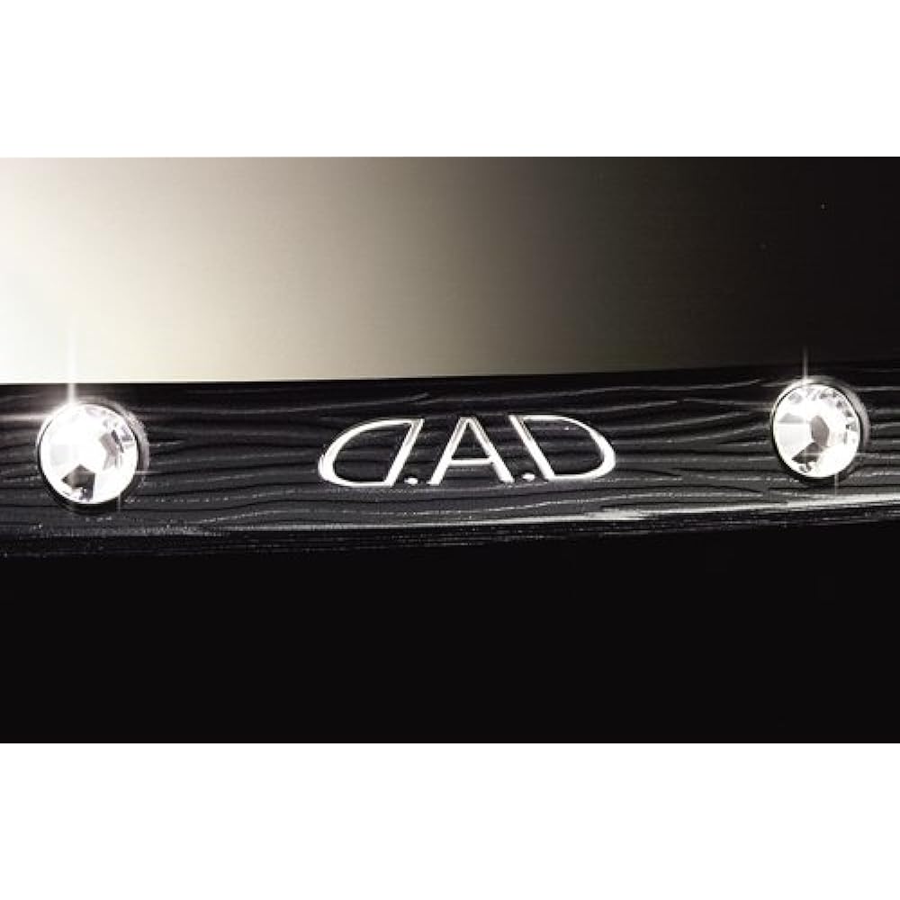 Garcon DAD Car Room Mirror Luxury Leaf Black/Crystal SA053-05 D.A.D