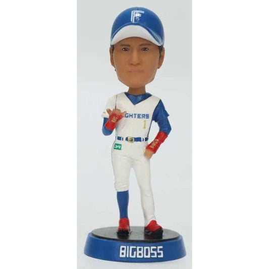 Hokkaido Nippon-Ham Fighters BIGBOSS Manager Tsuyoshi Shinjo Bobblehead (Figure)