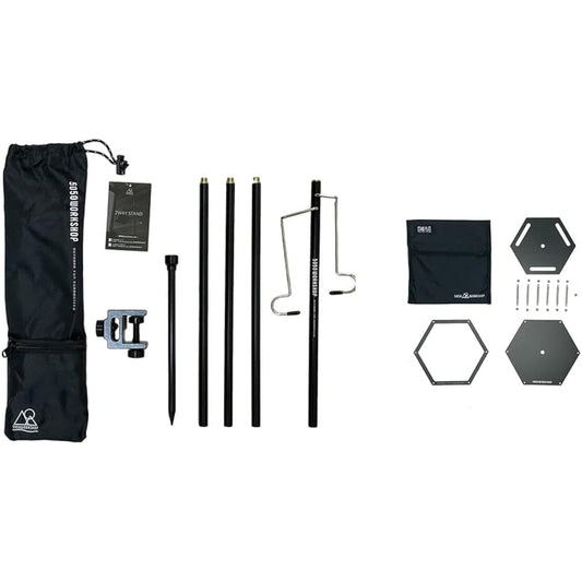 5050Work Shop [2-piece set product] Set of 1 2WAY STAND (lantern stand) and 1 STAND PLATE (extension part for storing small items)