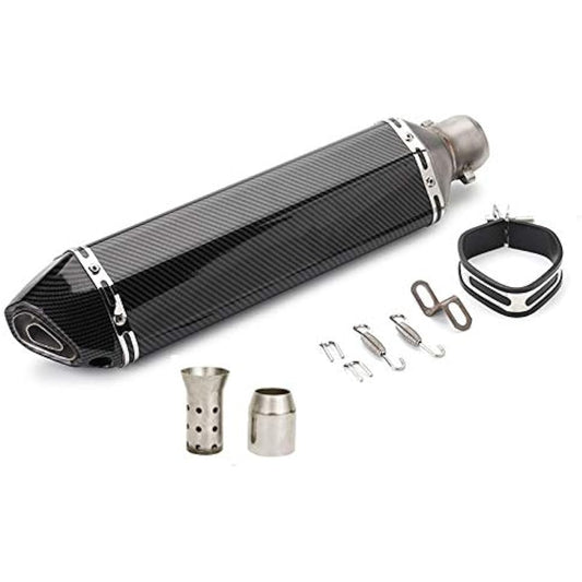 Cherrytree Bike Silencer Slip-on Muffler 51mm General Purpose Motorcycle Total Length 47CM