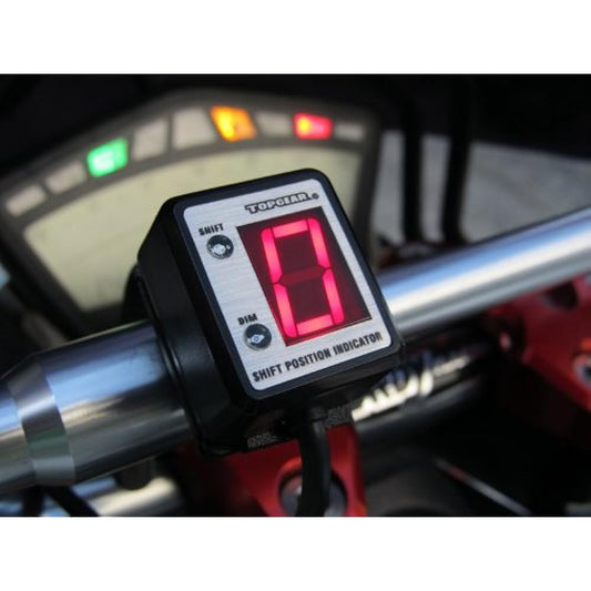 PROTEC Motorcycle Shift Position Indicator 11018 General Purpose Body 12V Mini Bike 3-5 Speed Vehicle SPI-110MI