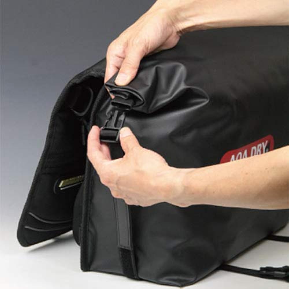 ROUGH&ROAD Bike Side Bag AQA DRY Side Bag G-Black 40L (20LX2) RR5613