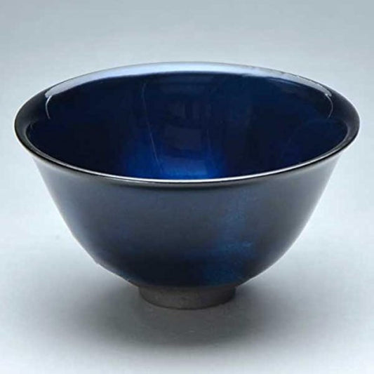 Kyoto ware Kiyomizu ware Sake cup Seiun Tenmoku KMG-044