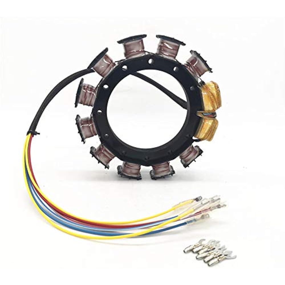 JETUNIT Genuine Outboard Motor 9 Amp Stator Assy Magnet Coil Mercury 2,3&4 Cylinder 174-8778k1 398-8778A6 398-8778A10 398-8778A16 398-818535A3 398-97 10A48 398-382075A