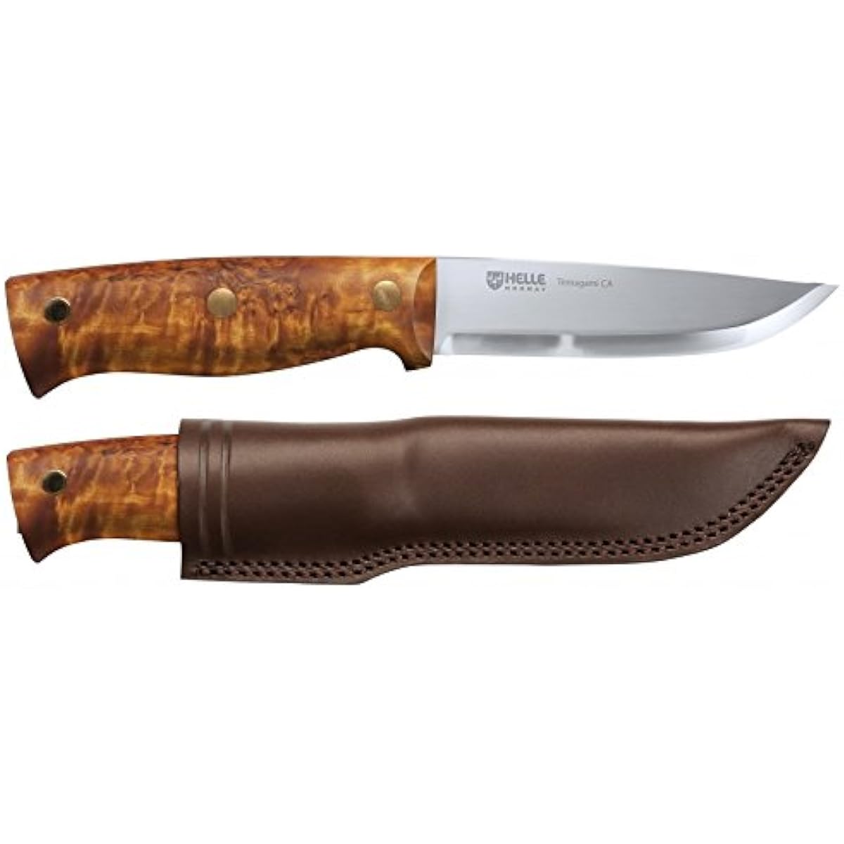Helle knife Temagami CA (carbon) semi-full tang outdoor knife camping knife Helle knife Temagami Helle knife
