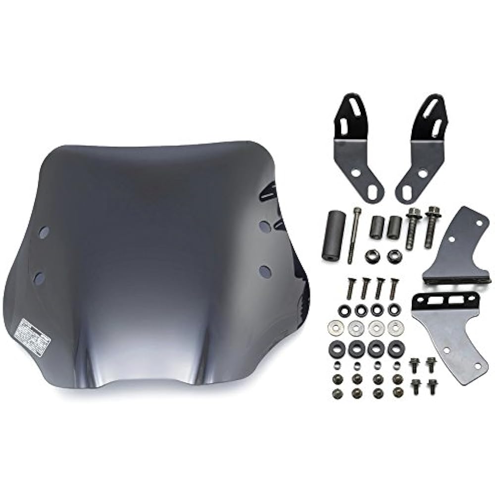 Daytona Motorcycle Screen with Clamp Bar for PCX/PCX150 (12-17) Windshield SS Series Short Smoke 91329