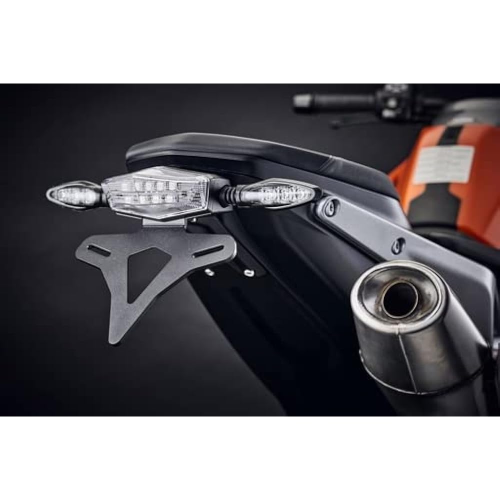 Evotech Performance License Plate Holder (Clear Rear Light) KTM 890 Duke R (2020+) | PRN014017-04