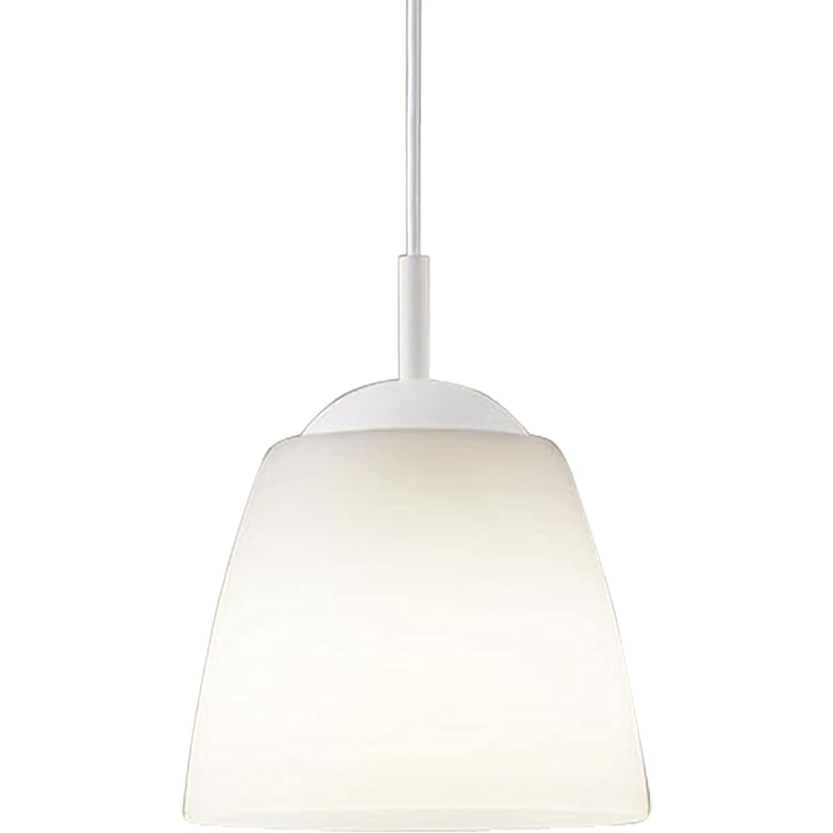Panasonic Small Pendant Light for Stairs, Light Bulb Color, Hook Ceiling Method, 100 Shape, White LGB15352
