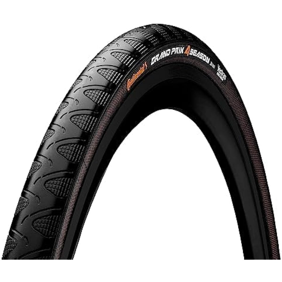 Set of 2 Continental Grand Prix 4-Season 700c Black/Black (700x23c) [Parallel Import]
