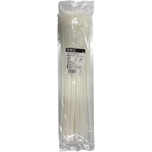 Material Tool Cable Tie 500 x 4.8 SCB-500W White 100 pieces x 10 packs