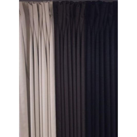 Manly Curtains [Atlas] Grade 1 Blackout Flame Retardant 2 Pieces Ivory Width 150 x Length 260
