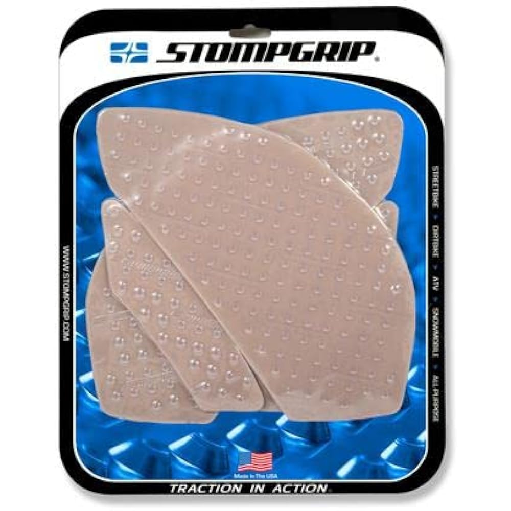 STOMPGRIP Traction Pad Tank Kit VOLCANO Black ZX-6R/RR(09-10) 55-3009B
