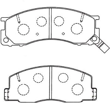 Miyaco Brake Disc Pad MD-136M Brake Pad