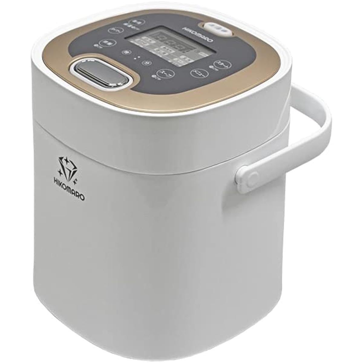 Kumazaki Aim Hikomaro's Multi Cooker Cooking Jewelry Box MC-107HW White 0.5 - 2.5 Cups Comes with Original Recipe Book Supervised by Hikomaro