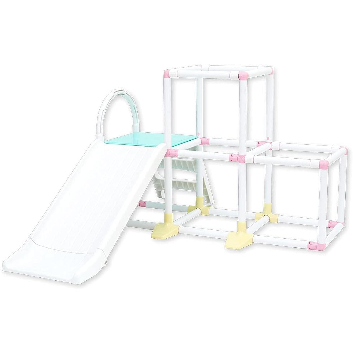 Puppy Jungle Gym Indoor Folding Slide Nonaka Seisakusho 1.5 Years Old Play Gym Milltel Pastel Compact