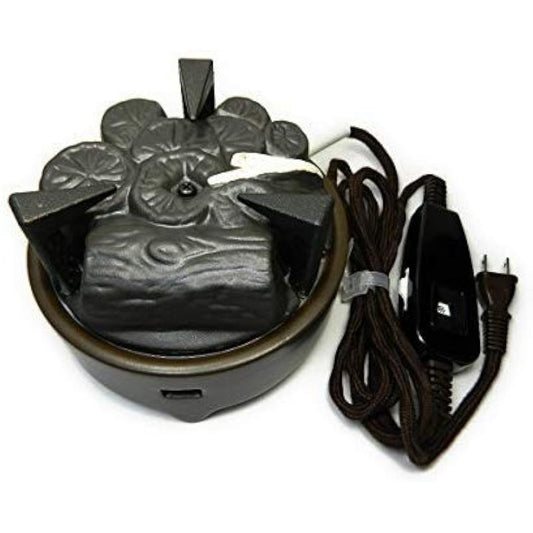 ■Tea Utensils Far Infrared Charcoal Type Electric Heater, Furnace Electric Charcoal YU-001-3P, [Strong (500W) / Weak (200W) / Off] 3-level switch included [For Urasenke]