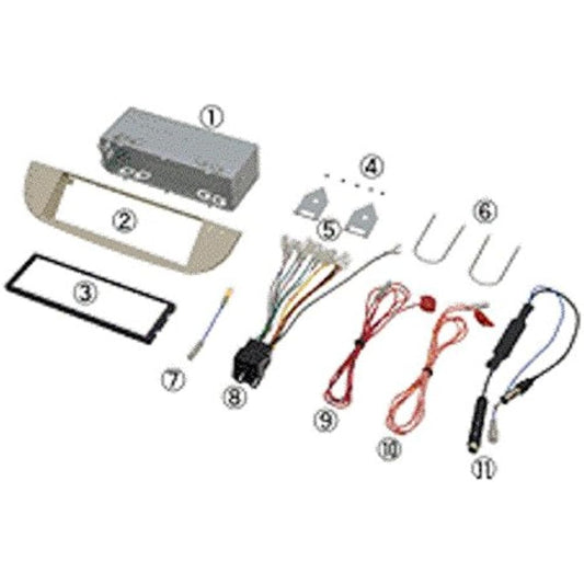 [Kanack] Kanatechs car AV trade-in kit for Fiat 500 [Product number] GE-FT102G