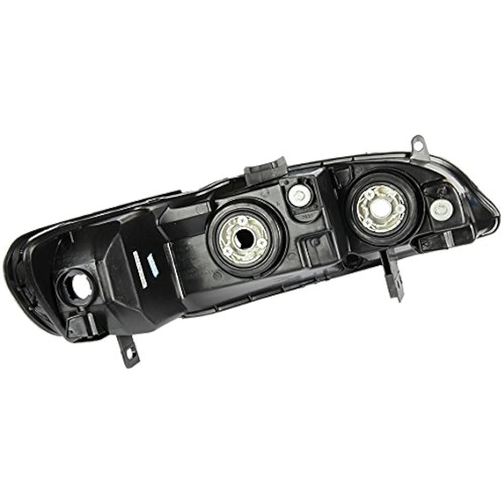 DNA Motoring Headlight 98-02 Honda Accord Black/Amber HL-OH-HA98-BK-AB compatible