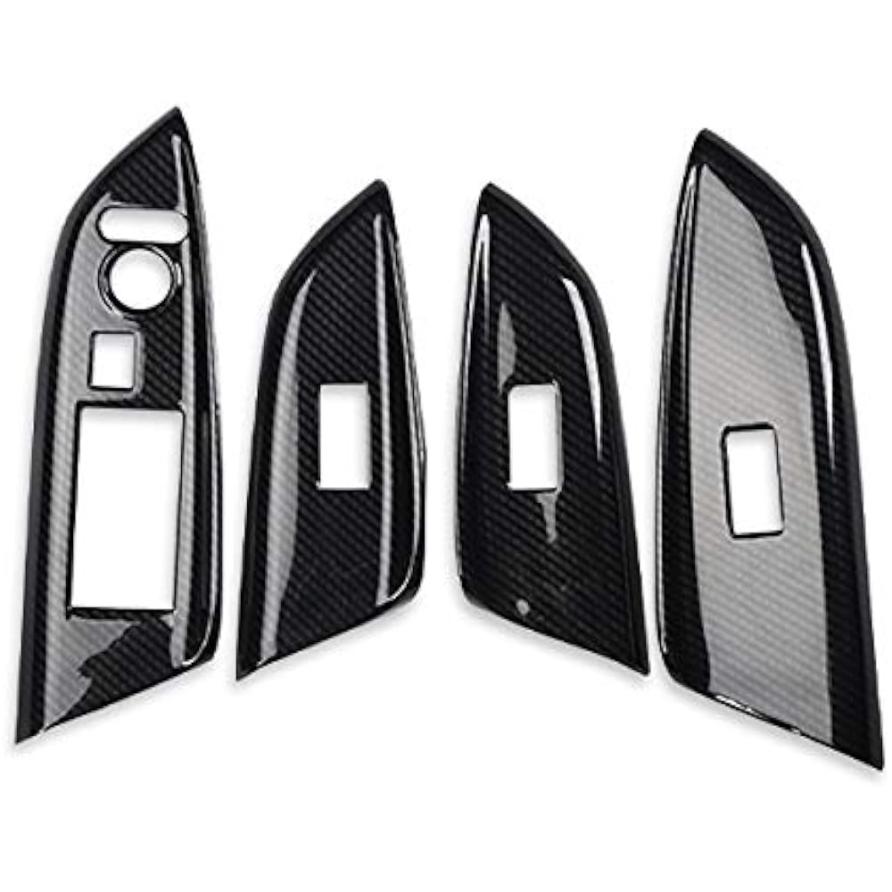 Felimoa Door Switch Panel Carbon Style Interior Panel for Honda Shuttle (Set of 4)