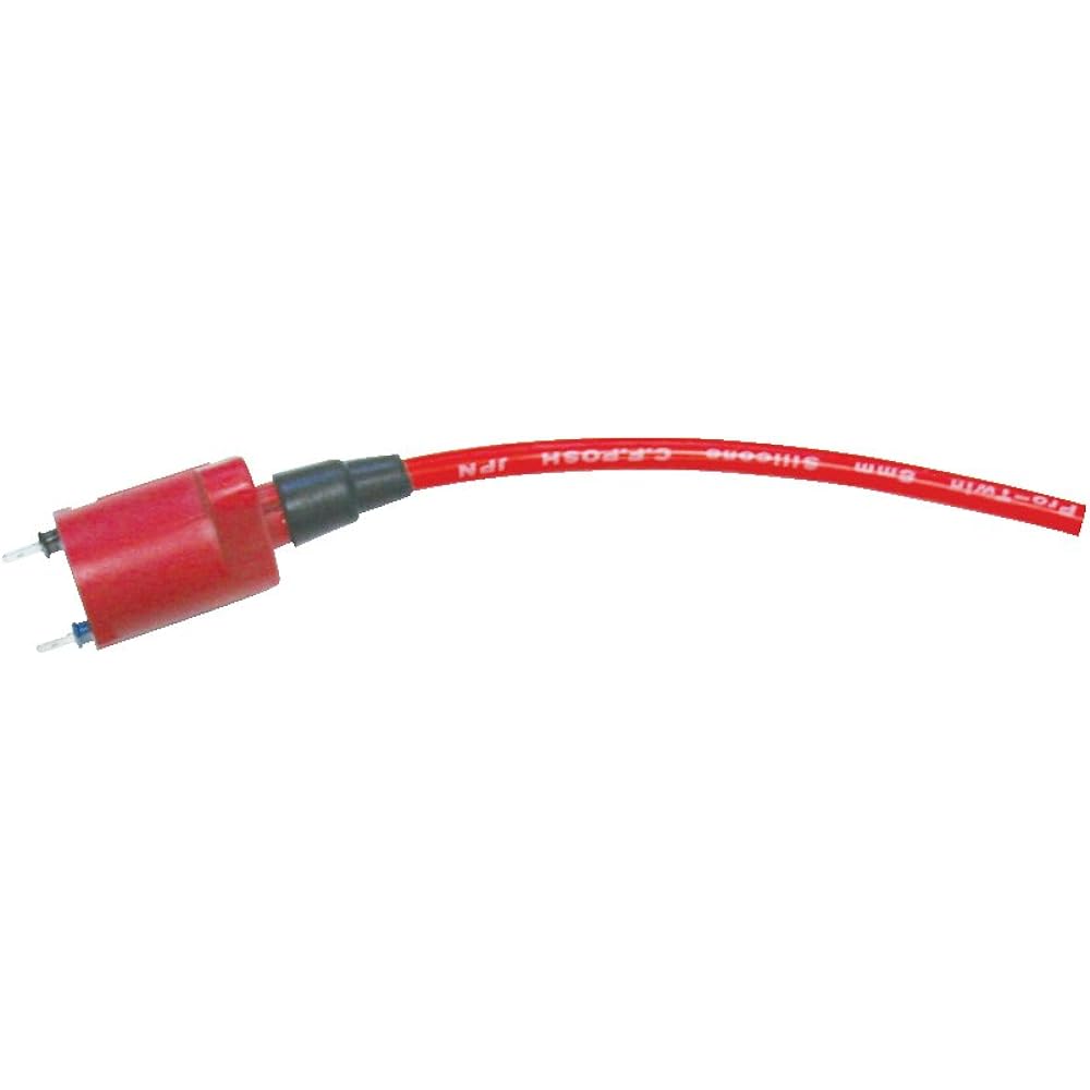 Creative Factory Posh (Cf Posh) Racing Ignition Coil Black + Speed Pro Twin Cord Black NSR50 NSR80 221011-09
