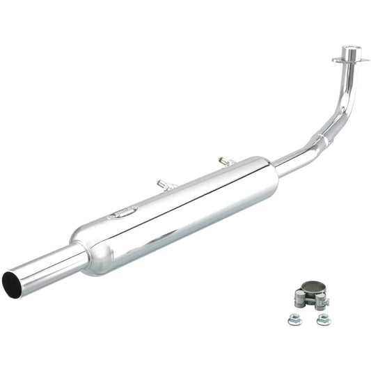 Kitaco 543-1116870 Mini Cab Tong Muffler, Little Cub, Steel Chrome Plated Finish