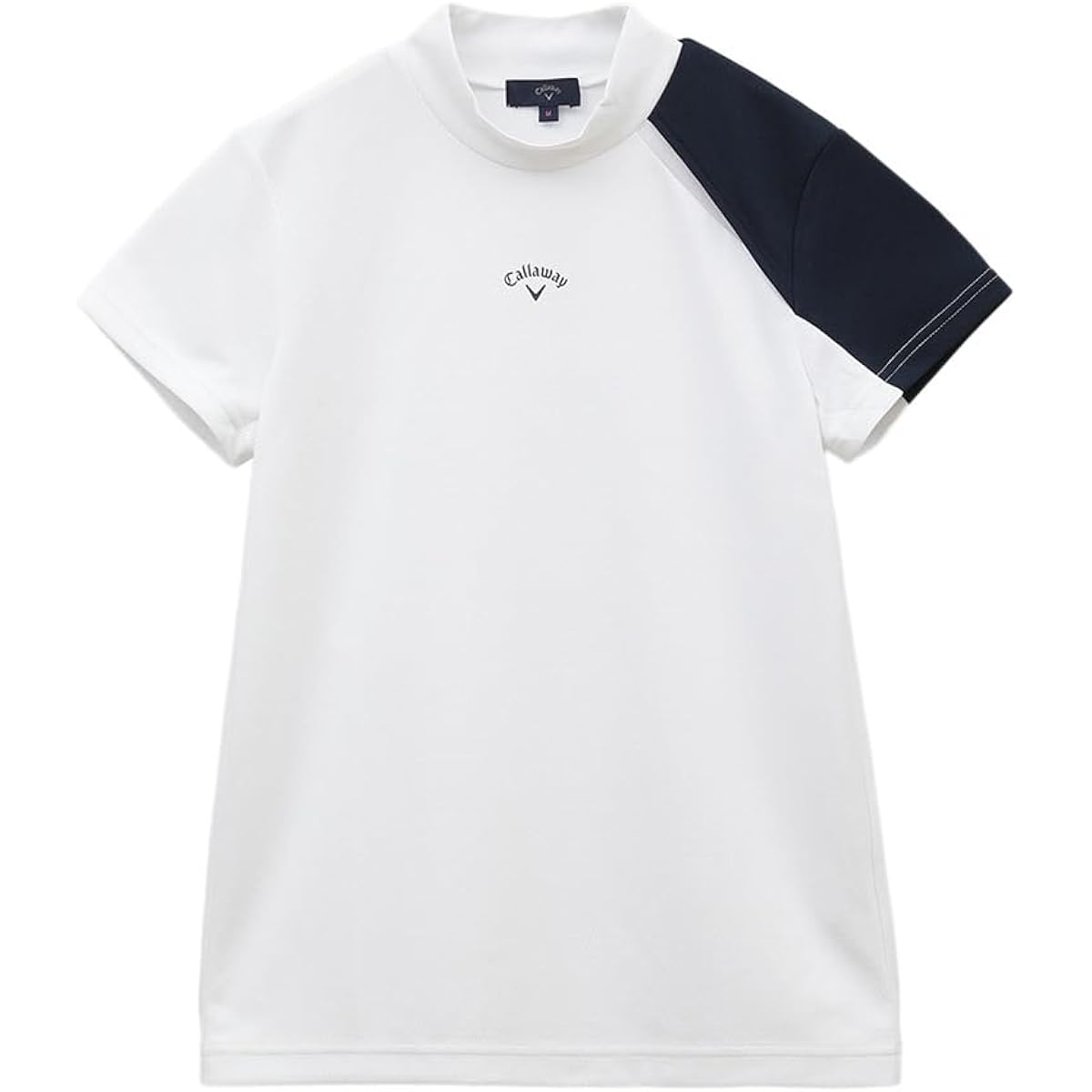 [Callaway] Women's Short Sleeve Mock Neck Shirt (Shoulder Line/Sweat Absorbent Quick Drying) / Golf Innerwear / C23134216