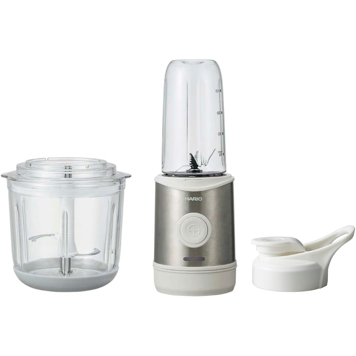 HARIO Cordless 2WAY Blender Blender Bottle Practical Capacity 400ml White ECB-1-W