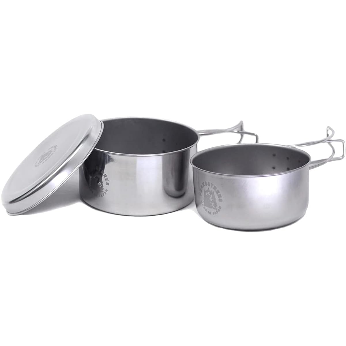 PEAKS&TREES Outdoor Camping Stainless Steel Solo Multi Cooker Set [Made in Tsubame-Sanjo]