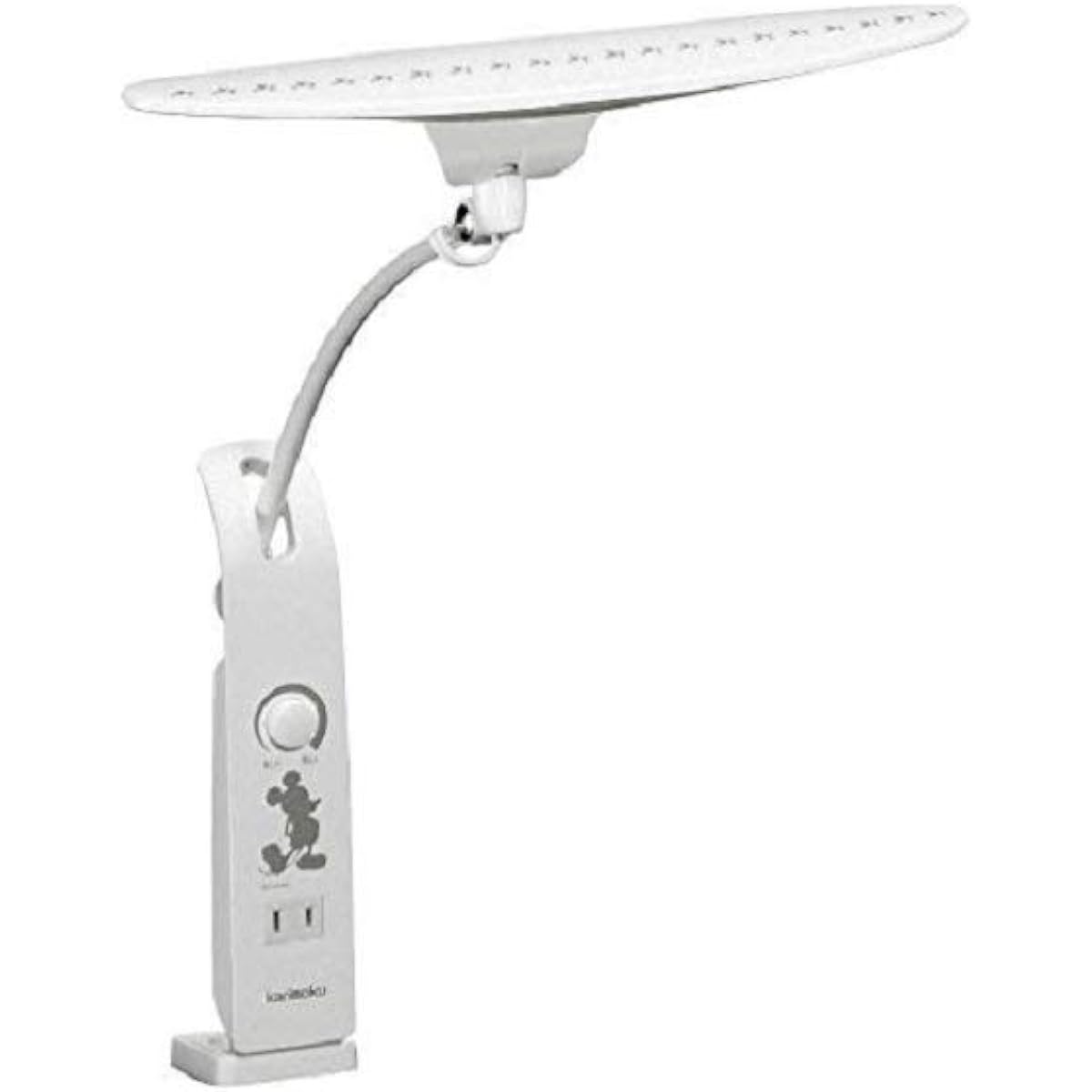 karimoku [Genuine Karimoku Product] LED Dimming Desk Light Disney Model Mickey Mouse White Clamp Mounting Karimoku KS0156AHK