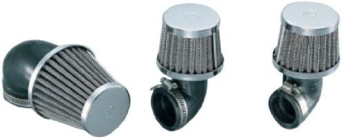 Kitaco 515-1000340 Power Filter (Elbow 90°/?34), Chrome Plated for Jog Z/Super Jog Z, etc