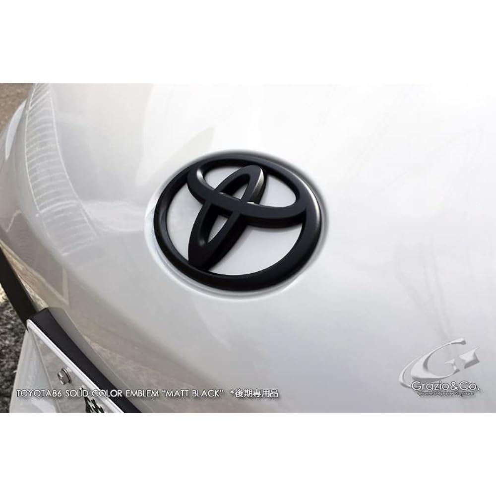 Grazio&Co. 2-piece emblem SET late 86 matte black