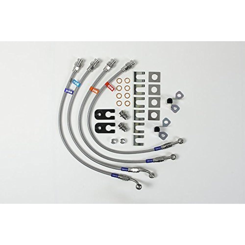 SWAGE-LINE brake hose kit/clear hose/stainless steel fitting specification clear coat JZX100 Mark II/Chaser SW2013